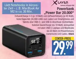 E-Center X LAYER Powerbank „Power Bar 20.000“ Angebot