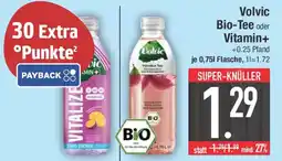 E-Center Volvic Bio-Tee oder Vitamin+ Angebot