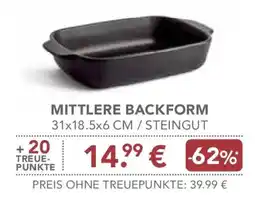 E-Center Mittlere backform Angebot