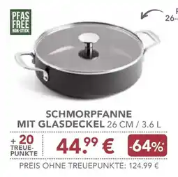 E-Center Schmorpanne mit glasdeckel Angebot