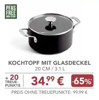 E-Center Kochtopf mit glasdeckel Angebot