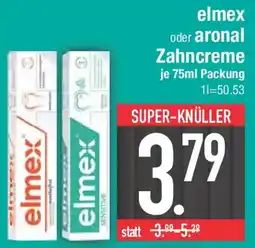 E-Center elmex oder aronal Zahncreme Angebot