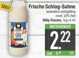 E-Center Frische Schlag-Sahne Angebot