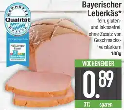 E-Center Bayerischer Leberkäs Angebot