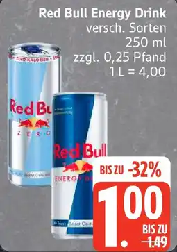Edeka Red Bull Energy Drink Angebot