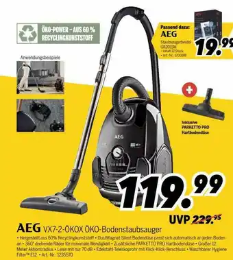 MEDIMAX Aeg Vx7-2-ökox öko-bodenstaubsauger Angebot