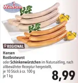 CITTI Markt Hansen Rostbratwurst Angebot