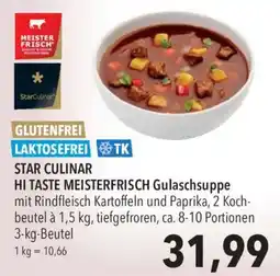 CITTI Markt STAR CULINAR HI TASTE MEISTERFRISCH Gulaschsuppe Angebot