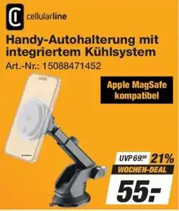 Expert Technomarkt cellularline Handy-Autohalterung mit integriertem Kühlsystem Angebot