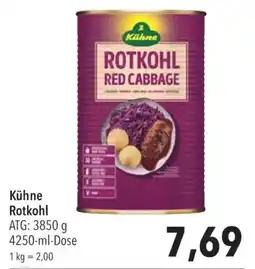 CITTI Markt Kühne Rotkohl Angebot