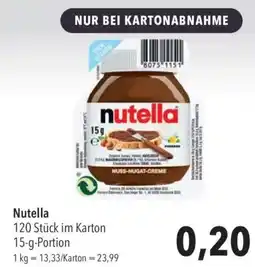 CITTI Markt Nutella Angebot