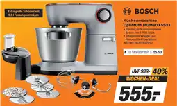 Expert Technomarkt BOSCH Küchenmaschine OptiMUM MUM9DX5S31 Angebot