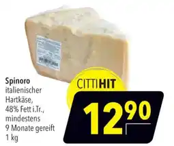 CITTI Markt Spinoro italienischer Hartkäse Angebot