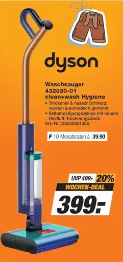Expert Technomarkt Dyson Waschsauger clean+wash Hygiene Angebot