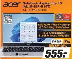 Expert Technomarkt Acer Notebook Aspire Lite 15 Angebot