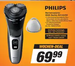 Expert Technomarkt PHILIPS Herrenrasierer 3000 Series S3143/00 Angebot