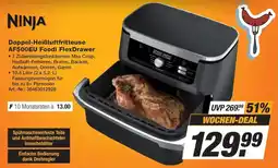 Expert Technomarkt NINJA Doppel-Heißluftfritteuse AF500EU Foodi FlexDrawer Angebot