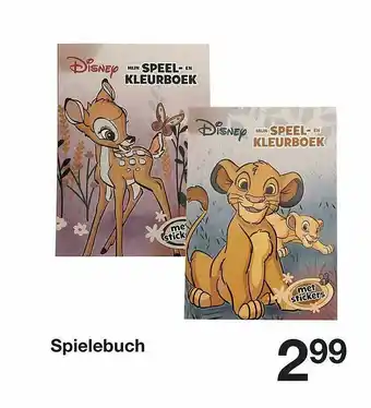 Zeeman Spielebuch Disnep Angebot