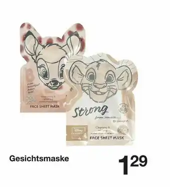 Zeeman Gesichtsmaske Angebot