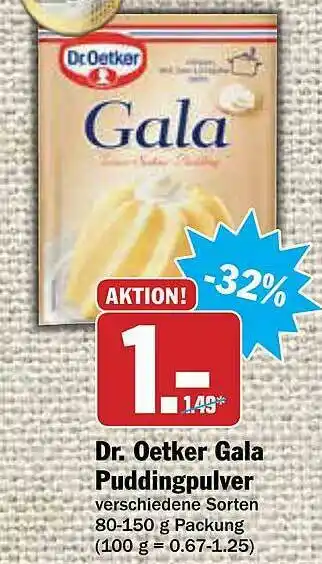 AEZ Dr Oetker Gala Puddingpulver Angebot