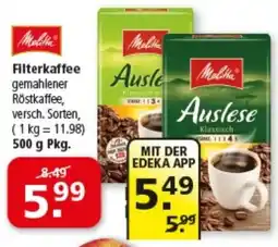 Multi Markt Melitta Filterkaffee gemahlener Röstkalfee Angebot