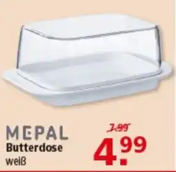 Multi Markt MEPAL Butterdose weiß Angebot