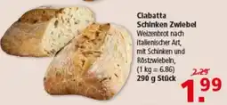 Multi Markt Clabatta Schinken Zwiebel Angebot