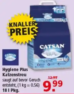 Multi Markt Catsan Hygiene Plus Katzenstreu Angebot