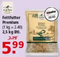 Multi Markt GEVO Fettfutter Premium Angebot