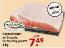 Multi Markt Eckhoff Backschinken Angebot