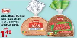 Multi Markt Harry Vital+ Dinkel Vollkorn Angebot
