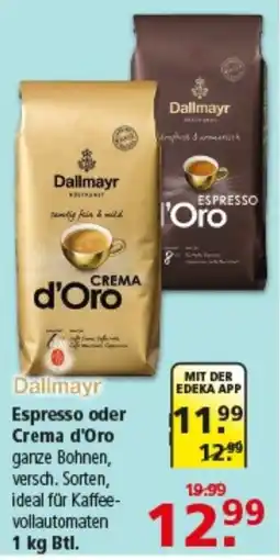 Multi Markt Dallmayr Espresso oder Crema d'Oro Angebot
