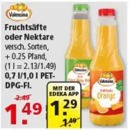 Multi Markt Valensina Fruchtsäfte oder Nektare Angebot