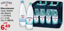 Multi Markt GEROLSTEINER Mineralwasser Angebot