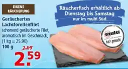 Multi Markt Geräuchertes Lachsforellenfilet Angebot