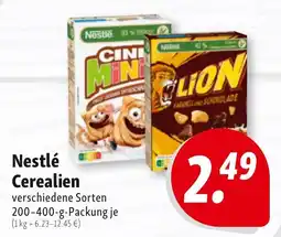 Nah & Frisch Nestlé Cerealien Angebot