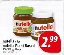 Nah & Frisch nutella oder nutella Plant Based Angebot
