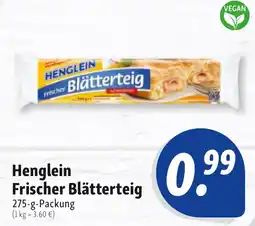 Nah & Frisch Henglein Frischer Blätterteig Angebot