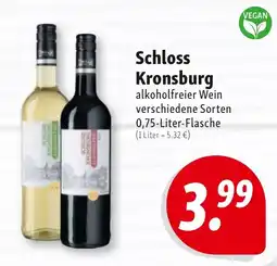 Nah & Frisch Schloss Kronsburg alkoholfreier Wein Angebot