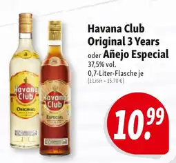 Nah & Frisch Havana Club Original 3 Years oder Añejo Especial Angebot