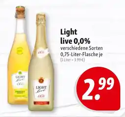 Nah & Frisch Light live 0,0% Angebot
