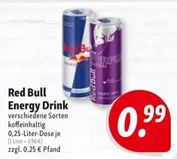 Nah & Frisch Red Bull Energy Drink Angebot