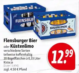 Nah & Frisch Flensburger Bier oder Küstenlimo Angebot
