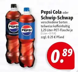 Nah & Frisch Pepsi Cola oder Schwip-Schwap Angebot