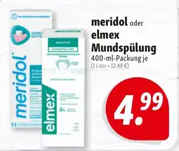 Nah & Frisch meridol oder elmex Mundspülung Angebot