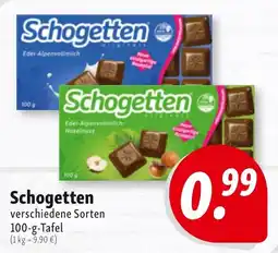 Nah & Frisch Schogetten verschiedene Sorten Angebot