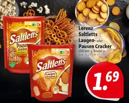 Nah & Frisch Lorenz Saltletts Laugen- oder Pausen Cracker Angebot