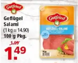 Multi Markt Gutfried Geflügel Salami Angebot