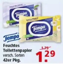 Multi Markt Tempo Feuchtes Toilettenpapier Angebot