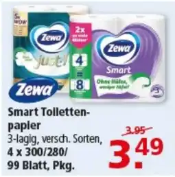 Multi Markt Zewa Smart Toilettenpapier Angebot